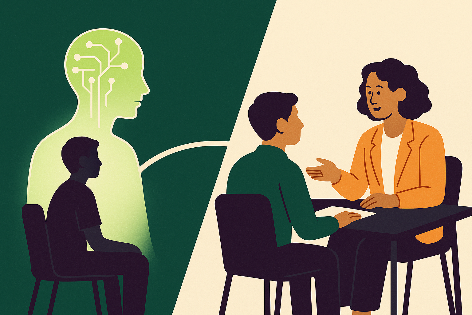 AI Career Coaching vs. Human Career Coaching