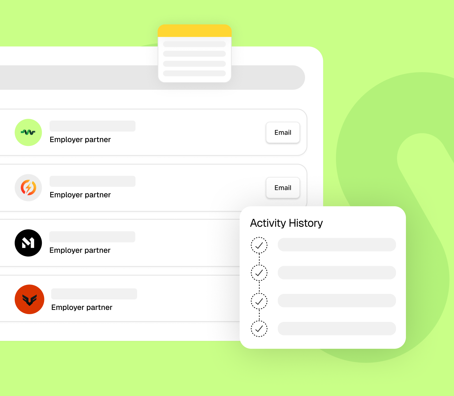 Prentus employer partnerships platform with CRM and Talent Links