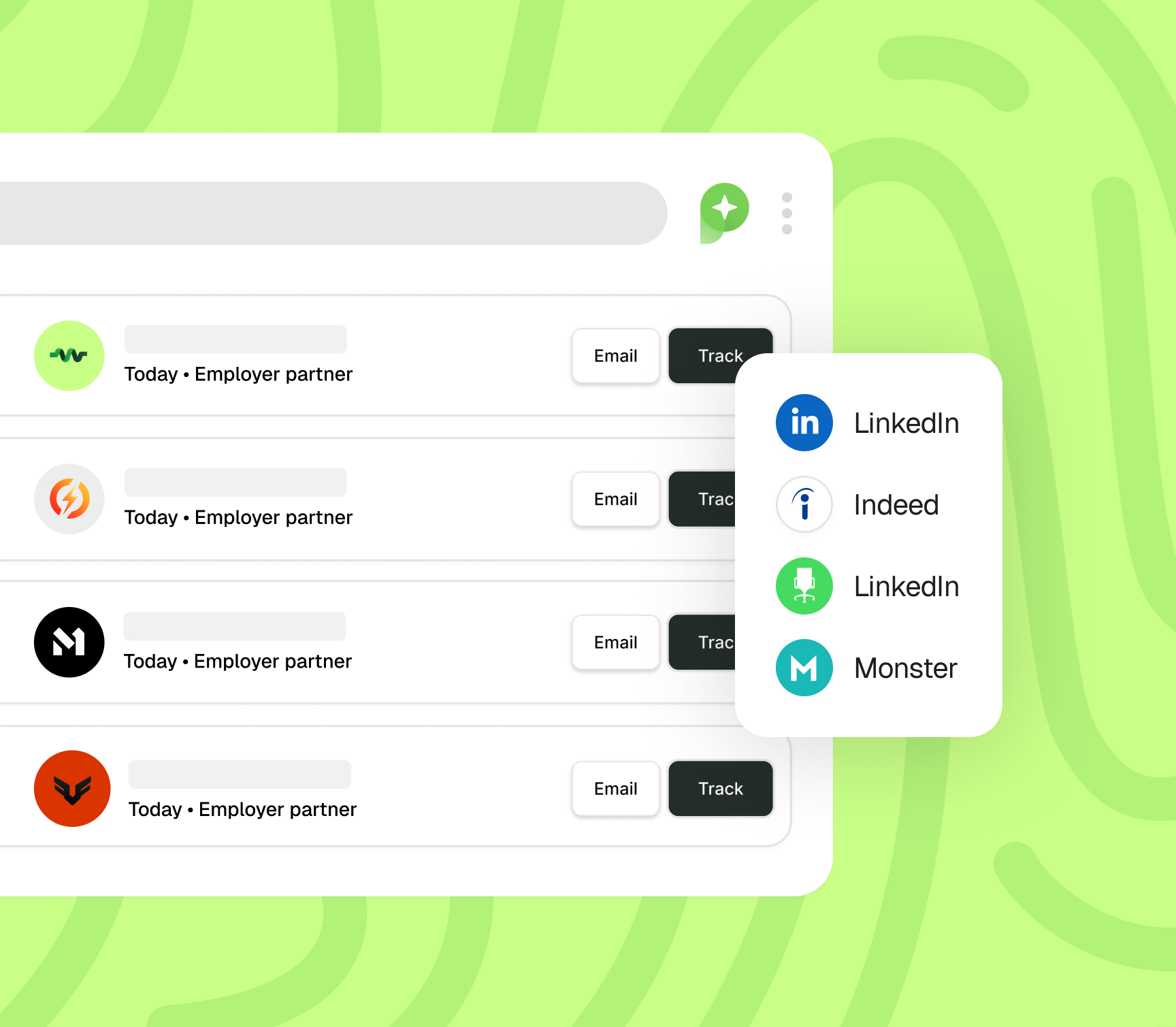 Job Tracker pipeline showing applications organized by stage